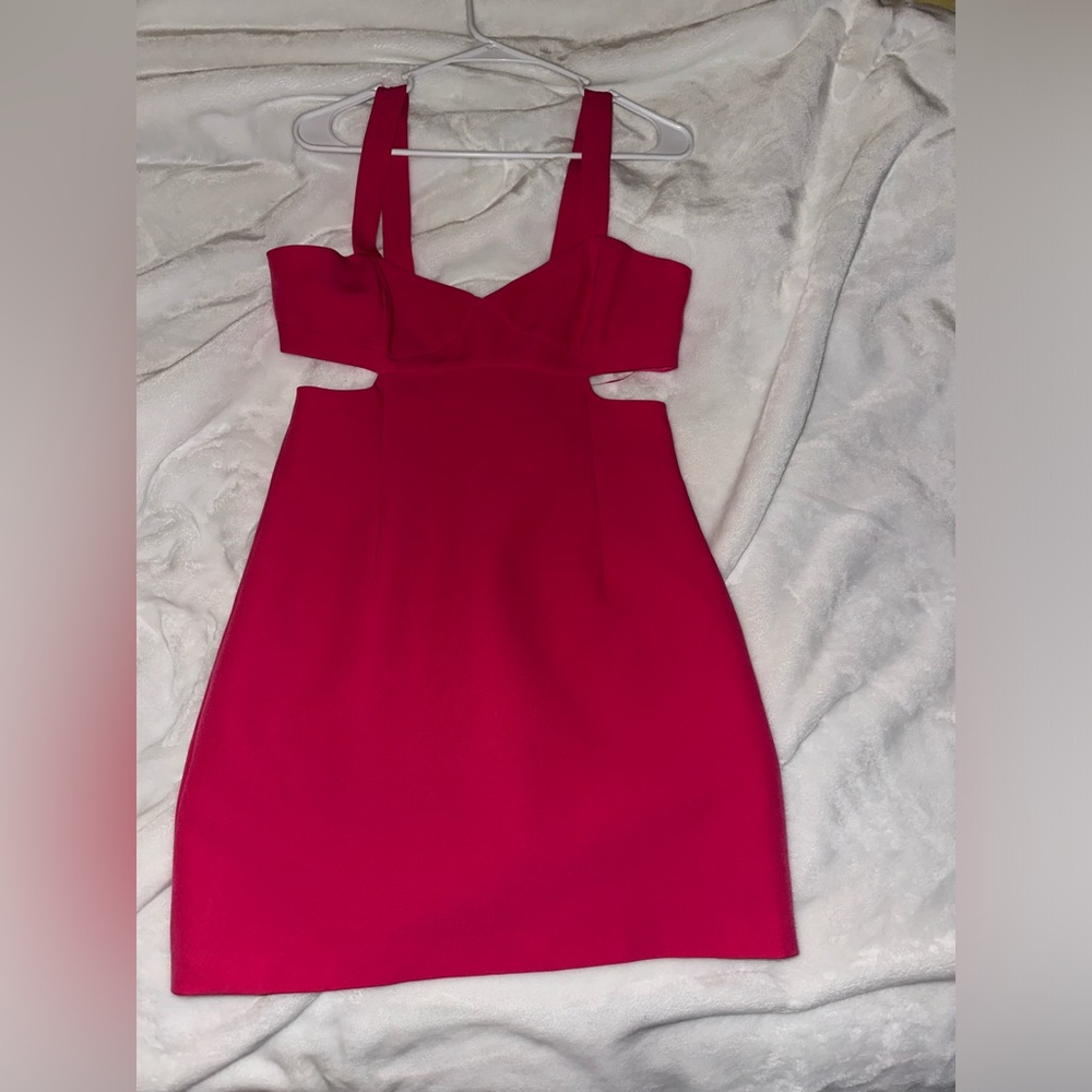 Cut-out Body-con Mini Dress